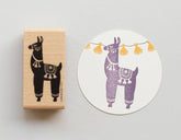 Stempel Lama Perlenfischer